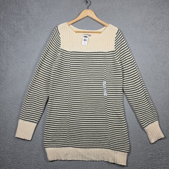 Old Navy Sweaters - Old Navy Long Sweater Womens Size XL Cable Knit Maternity Cotton Blend Tunic NWT